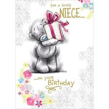 Niece Birthday Me to You Bear Card Image Preview